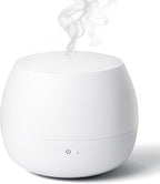 Essential Oil Diffuser: 2-in-1 Ultrasonic Aromatherapy Humidifie with Auto Shut-Off, Quiet Operation Fragrance Diffuser for Office/Bedroom/Hotel/Spa Relaxation, Home Scent Diffuser (White)