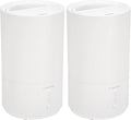 PureGuardian 30-Hour 0.80 Gal. Top Fill Cool Mist Ultrasonic Humidifier for Home with Aromatherapy Tray, Covers 320 Sq. Ft, White, H950AR (Pack of 2)