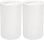 PureGuardian 30-Hour 0.80 Gal. Top Fill Cool Mist Ultrasonic Humidifier for Home with Aromatherapy Tray, Covers 320 Sq. Ft, White, H950AR (Pack of 2)