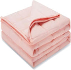 Weighted Idea Weighted Blanket for Adults (Coral Pink,60"x80",20lbs) Cooling Breathable Heavy Blanket with Premium Glass Beads All-Season Soft Thick Comfort