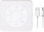 White Noise Sound Machine, Noise Machine for 20 Soothing Sounds, 2 Customizable Shortcut Buttons, Timer, Memory Function, USB-A Cable Included(Battery&Adapter NOT Included)for Baby, Kids&Adult (white)
