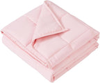 HOSUKKO Weighted Blanket - 2 lbs Pink Heavy Lap Indoor - Breathable Blanket(36 * 48 inches, 2 lbs)