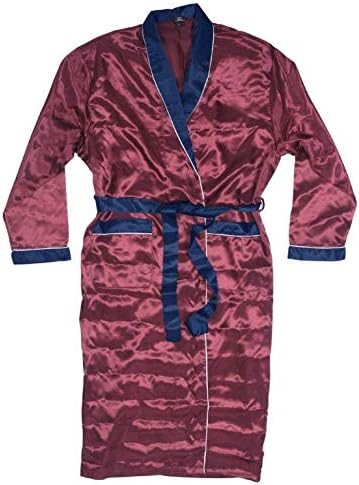 Mens Silky Satin Robe