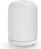 Onaboviva Essential Oil Diffuser - 2.4MHz Ultrasonic Ceramic Diffuser for Home, 120ml, Pulse&Continuous Mist, Bright/Dim/Breathing Lighting, Waterless Auto-Off, Aromatherapy Diffuser with USB Cable