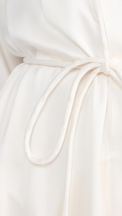 Washable Silk Long Robe