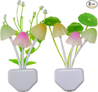 AUSAYE Plug in Night Light, Sensor Light Color Change Cute Mushroom Light LED Nightlights for Kids, Adults, Bedroom, Bathroom,Hallway, Stairs, Kitchen
