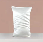 Premium Mulberry Silk Pillowcase for Hair and Skin Made in USA, Anti Acne Pure Silk Pillow Cases White Queen, 100% Real 22 Momme Pillow Cover, Anti Wrinkle, 1 Pc 20"x30" (Queen, White)