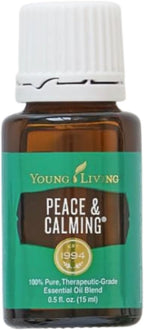 Young Living Peace & Calming Essential Oil 15ml - Pure & Tranquil Aromatherapy - Relax, Unwind, and Find Inner Peace - Topical & Aromatic - Blue Tansy, Orange, Tangerine, Patchouli, and Ylang Ylang
