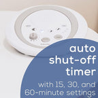 Beurer White Noise Machine, Sound Asleep for Home, Office, Baby Non-Looping Soothing for Relaxation & Portable Travel with Natural Sound Choices & Noise Cancelling, Adjustable Volume, WN50