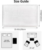 Small White Faux Rabbit Fur Rug 2x3 Fluffy Rug for Bedroom Chair Entryway Living Room Washable Non Shedding