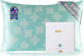 ZIMASILK 100% Pure Mulberry Silk Pillowcase for Hair and Skin Health, Soft and Smooth, Both Sides Premium Grade 6A Silk, 600 Thread Count, with Hidden Zipper, 1pc (Standard 20"x26", Mint Green)