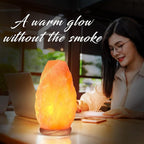 Himalayan Glow Salt Lamp, Home Décor Crystal Lamp, with Touch Dimmer Switch