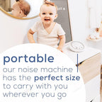 Beurer White Noise Machine, Sound Asleep for Home, Office, Baby Non-Looping Soothing for Relaxation & Portable Travel with Natural Sound Choices & Noise Cancelling, Adjustable Volume, WN50