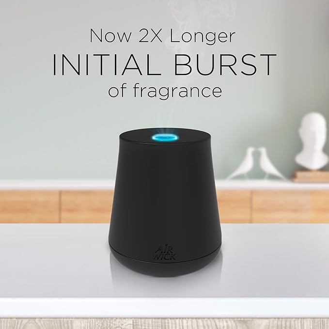 Air Wick Essential Mist Refill, 2 ct, Lush Honeysuckle & Raspberry, Essential Oils Diffuser, Air Freshener
