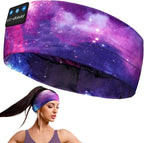 LC-dolida Sleep Headphones Bluetooth Headband Sleeping Wireless Headband Headphones with Thin HD Stereo Speakers Perfect for Side Sleepers, Sport, Yoga, Travel