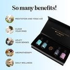 Sleep Essential Oils for Diffuser - Premium Aromatherapy Essential Oil Gift Set with 4 Calming Essential Oils for Diffuser Candles Baths DIYs & More - Relaxing Essential Oils Set (4 Pack, 1oz Each)