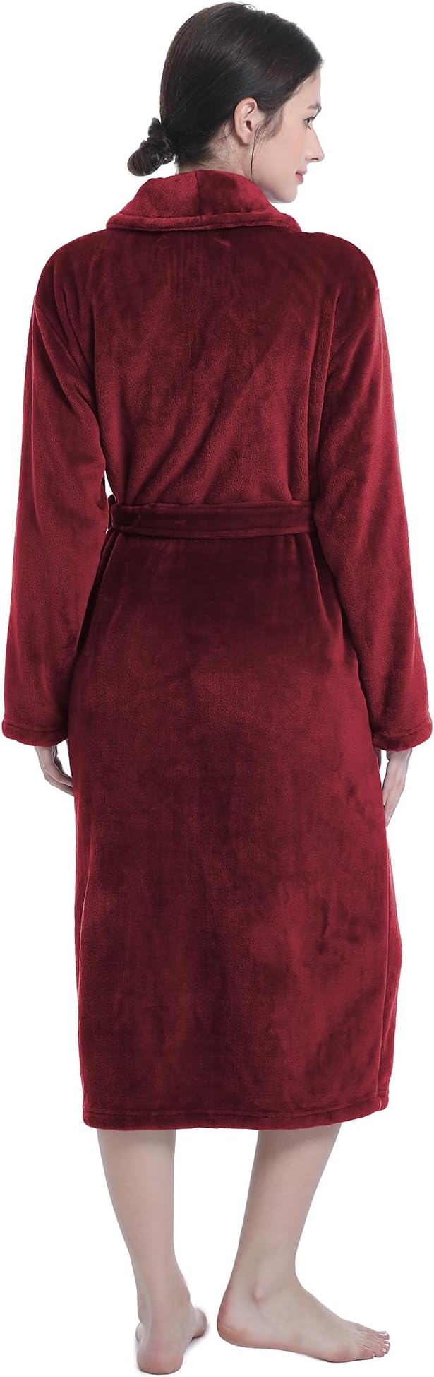 Plush Soft Robes for Women, Premium Fleece Womens Robe Cozy Warm Bathrobe