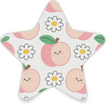 susiyo Plug in Night Light Peach and Flowers Cute Star Shape Nightlight for Bedroom Hallway Stairs