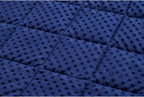 TONGDADA Minky Weighted Blanket | 40''x60'',7lbs | Cozy and Soft Minky Weighted Throw Blanket | Luxury Velvet with Premium Glass Beads | Navy Minky
