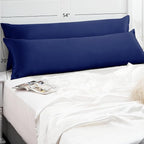 Vielit Satin Body Pillow Pillowcase 1pc,Silky Body Pillow Cover Similar to Silk Pillow Cases Soft Body Pillow Case 20x54 & Envelope Closure,Gift for Women Men Navy & 1 Satin Scunchie