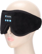 LICAEVEY Bluetooth Sleep Headphones Eye Mask Combo, Wireless Music & Light Blocking Goggles for Side Sleepers with 10H Playtime, Ideal for Insomnia & Travel