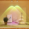 Sunset Visual Lamp Projector - Battery Powered, 2 Levels Brightness & Self-Adhesive LED Lights for Home, Bedroom, Party, Photography