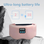 Bluetooth Sleep Mask Wireless Headphones Bluetooth Eye Mask for Side Sleepers SYPVRY Blackout Eye Mask with Headphones Speaker for Airplane,Travel, Pink