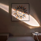 Angel Eye Projection Night Light – Adjustable Color Crystal Sunset Lamp, Decorative Table Décor for Creating a Stunning Crystal Atmosphere in Bedrooms and Living Room Gatherings