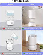 CLEVAST Smart Humidifiers for Bedroom, Top Fill 3L Cool Mist Quiet Ultrasonic Humidifier with Essential Oil Diffuser, Humidity Control, Wi-Fi Air Humidifier for Baby, Home, Compatible with Alexa