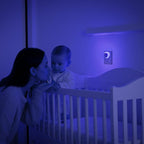 KINUR LED Nightlights Plug into Wall, 0.5W Dusk to Dawn Sensor Automatic On and Off Night Light, Led Night Lamp for Kids, Nursery, Bedroom,Hallway, Stairs, Kitchen,Blue,6 Pack