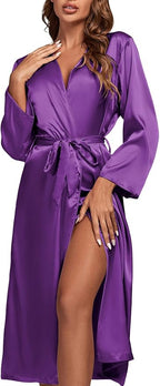 OPOIPIN Women's 3 Piece Pajama Set Sexy Cami Top and Shorts with Robe Sleepwear Loungewear Set