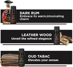 Folkulture Essential Oils Set for Men for Diffuser | Set of 6 Home Fragrance Oils | Oud, White Musk, Tobacco, Sandalwood & Leather Wood | Aromatherapy Gift Set for Men