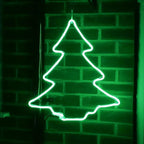 JIGUOOR EL Wire Battery Pack 9.8ft / 3m Bright Neon Light Strip 360° Illumination Neon Tube Rope Lights for DIY, Festival, Party Decoration, Pub, Halloween, Chrismas (9.8ft / 3m, Green)