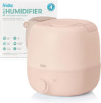 Frida Baby 3-in-1 Cool Mist Humidifier for Large Rooms, Top Fill Humidifier for Bedroom, Allergy Relief, 60 Hour Runtime + Nightlight, Auto Shut-Off, Quiet, Carry Handle, Essential Oil Diffuser