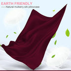 Mulberry Silk Pillow Cases 2 Pack King Size 20x36 Inches with Hidden Zipper, Ultra Smooth and Soft Breathable Cooling Silk Satin Pillowcase Set of 2, Better for Hair and Skin, Gifts for Women Men