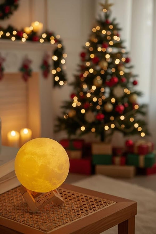 7.1 Inch Moon Lamp for Adults - 16 Color LED Light Up Moon Ball, Extra Large Realistic 3D Night Light with Remote & Timer - Unique Thanksgiving & Christmas Gifts