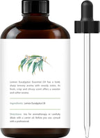 Handcraft Blends Lemon Eucalyptus Essential Oil – Huge 4 Fl Oz – 100% Pure and Natural – Premium Grade Essential Oil for Diffuser and Aromatherapy, Skin, Massage, Candle and Soap Making Fragrance