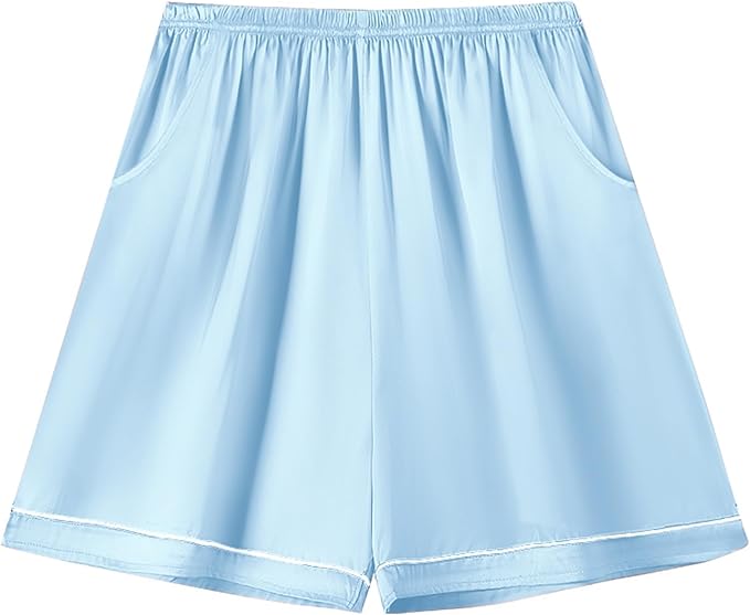 Girls & Womens Satin Pajamas Set, Silk Button-Down Sleepwear 2 Piece Nightwear, 3 Years - Women XXL