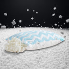 Dreamara Cooling Bed Pillows King Size – Adjustable Loft Shredded Memory Foam Pillows for Side, Back & Stomach Sleepers, Supportive & Breathable for Hot Sleepers (Blue)