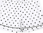 QPANCY Kids Satin Pajamas Sets Baby Boy Girl Button-Down Silk Sleepwear 2 Piece Short Sleeve Loungewear Clothes Set