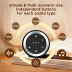 Small Sound Machine Battery Mini White Noise Machine for Baby Kids Adult with 32 Relaxing Sounds 32 Volume Levels Sleep Brown Noise Machine for Travel Office Privacy with 4 Timer & Memory