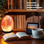 16 Colors Remote Salt Himalayan Salt Lamp Natural Crystal Salt Rock Lamp Hand Carved Night Lights, USB Salt Crystal Lamp Remote Control Salt Lamp for Home Decor and Gift (5.5lb)