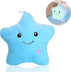 Creative Twinkle Star Glowing LED Night Light Up Plush Pillows Stuffed Toys Birthday Gifts for Kid Children Friends,Couch Bed Throw Pillows Decorative Light Blue Throw Pillow Covers