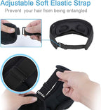 Sleep Headphones, Update Wireless 3D Eye Mask with Ultra-Thin HD Stereo Speakers for Side Sleepers, Air Travel, Meditation and Relaxation Black