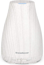 InnoGear Essential Oil Diffuser, Ultrasonic Diffusers for Home Aromatherapy Humidifier for Bedroom Room 7 Colors LED 2 Mist Mode Auto Off, White Grey