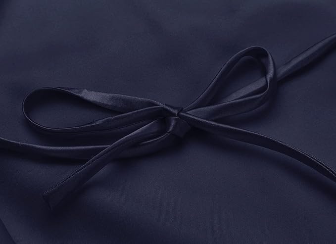 Women's Satin Short Robe Bridesmaid Bride Wedding Party Robes Silky Sleepwear Loungewear