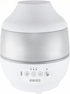 Homedics TotalComfort Humidifier – Large Air Humidifiers for Bedroom, Plants, Office – Cool Mist, Essential Oil Pads and Built-In Timer, 7-Color Night-Light, 2 Mist Settings, White