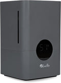 LivePure 1.2 L (.3 Gallon) Ultrasonic Cool Mist Top Fill Digital Humidifier with LED Display Screen, Graphite