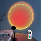 Sunset Lamp Projector, Rainbow Projection Led Lights with Remote, 16 Colors Multicolor Changing LED Night Light, Sunlight Light for Photography Selfie Party, Home Bedroom Decor Xmas Gifts for Women