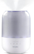 Homedics Ultrasonic Cool Mist Humidifier, Top-Fill 3L Water Tank, Covers 395 sq. ft, 35-Hour Runtime, 3 Mist Settings, Clean Tank Tech, Auto-Off, Night Light, Quiet